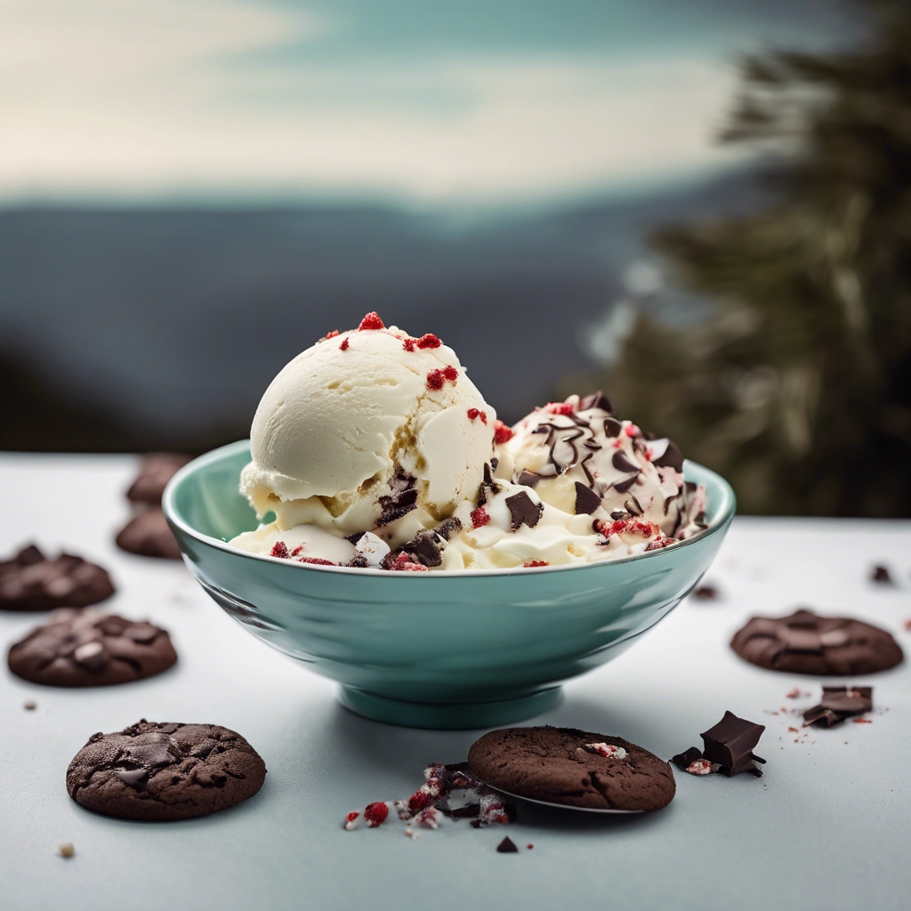 A Culinary Journey: Peppermint Bark Ice Cream Delight All Year Long
